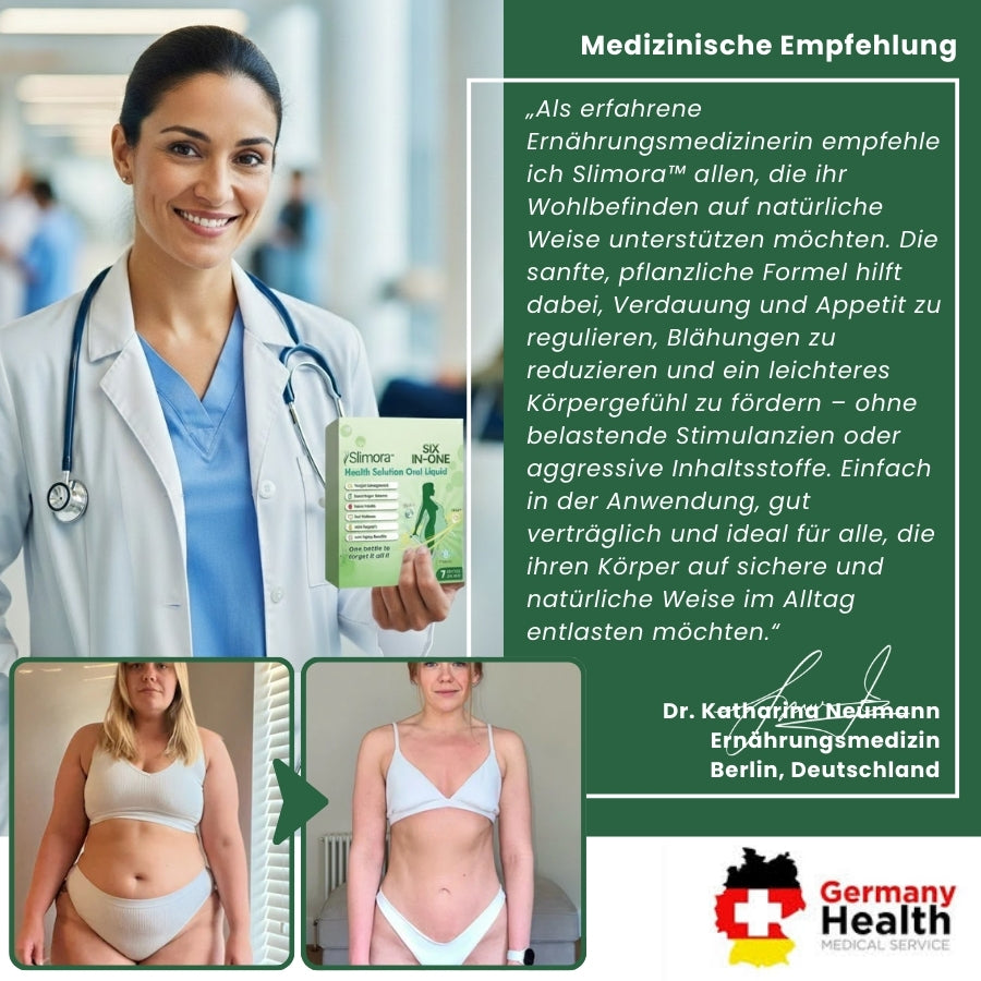 Slimora™ | Sechs-in-eins-Gesundheitslösung – Orale Flüssigkeit