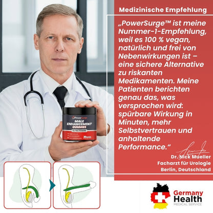 PowerSurge™ | Gummies für männliche Vitalität