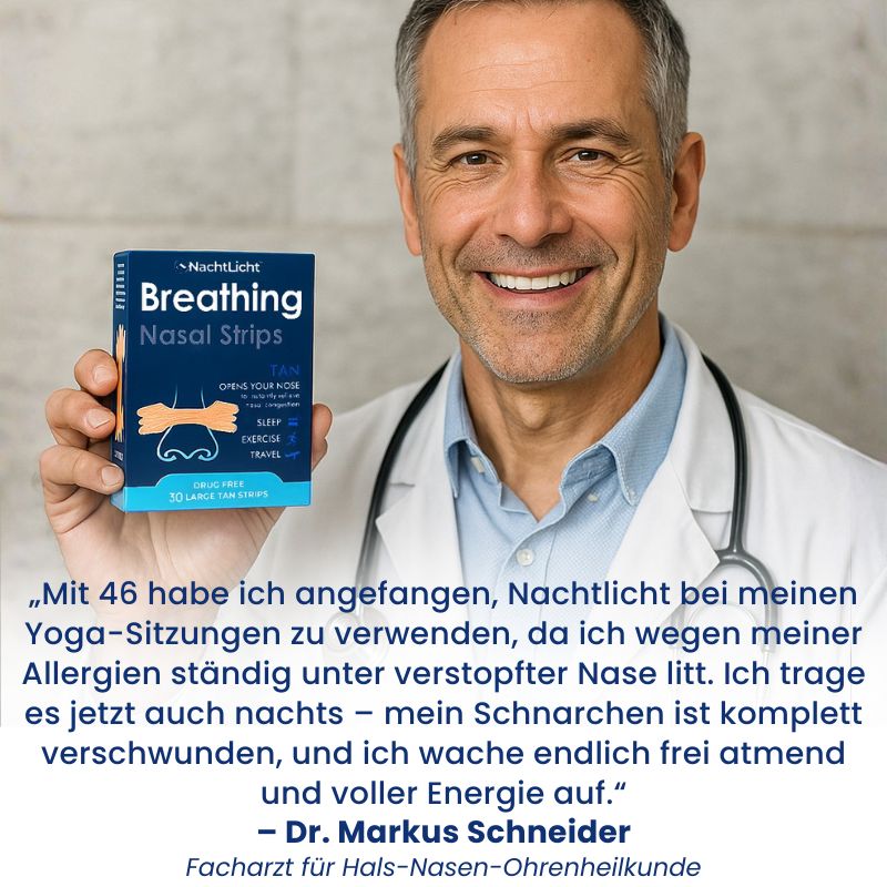 Nachtlicht™ | Nasenstrips für besseres Atmen