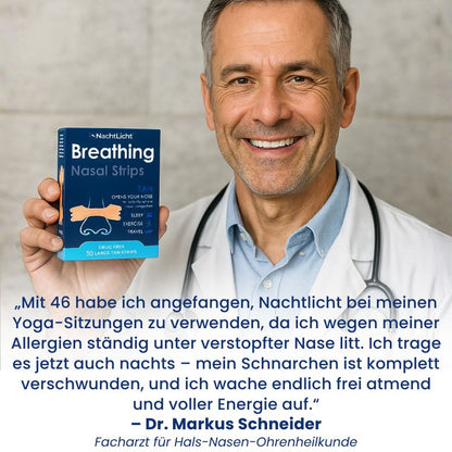 Nachtlicht™ | Nasenstrips für besseres Atmen