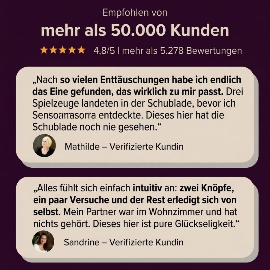 Sensora™ | TripleWave-Mechanismus für den Genuss der Frau