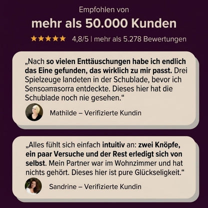 Sensora™ | TripleWave-Mechanismus für den Genuss der Frau