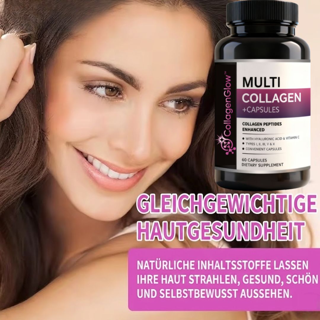 CollagenGlow™ | Kollagen- & Multivitamin-Kapseln
