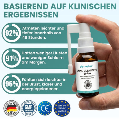 LungPure™ | Pflanzliches Spray gegen Schleim