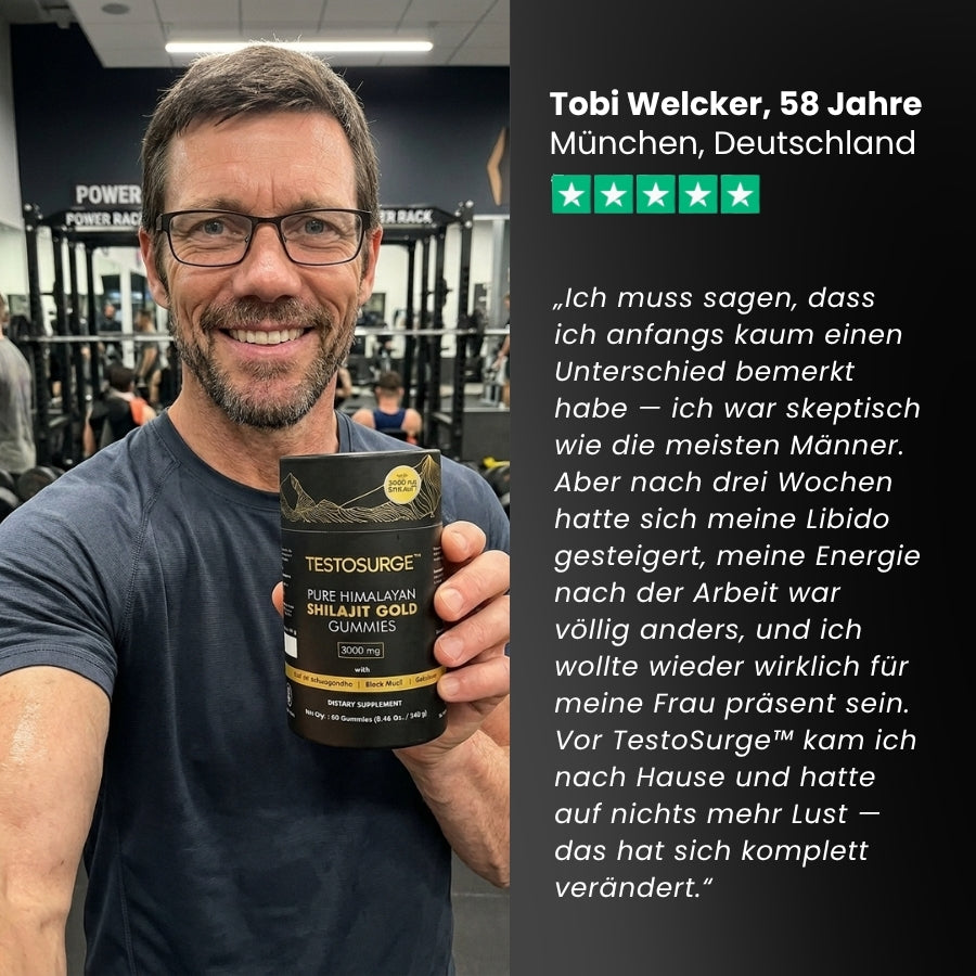 TestoSurge™ | Natürliche Testosteron-Boost-Gummies