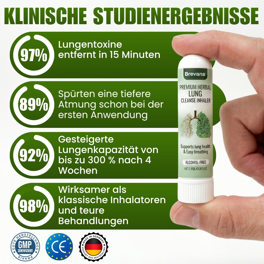 Brevana™ | Premium-Inhalator mit Heilpflanzen für die Lunge