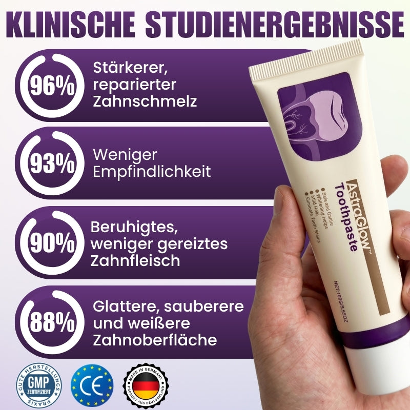 AstraGlow™ | 8% nHAP, hochwirksame Zahnpasta für die Mundpflege