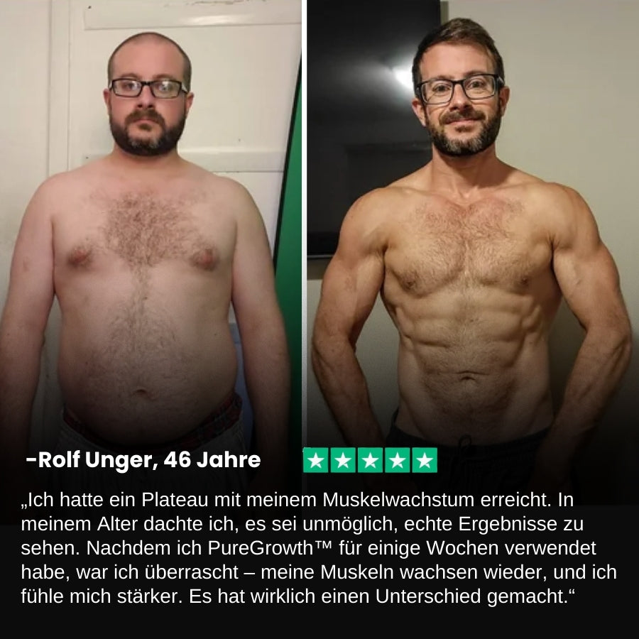 PureGrowth™ | Natürliche Muskelwachstums-Nahrungsergänzung
