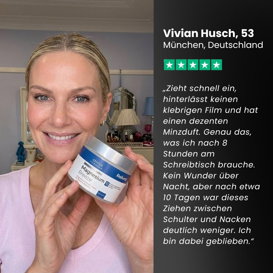 Relivra™ | Creme gegen Nackenschmerzen & Verspannungen