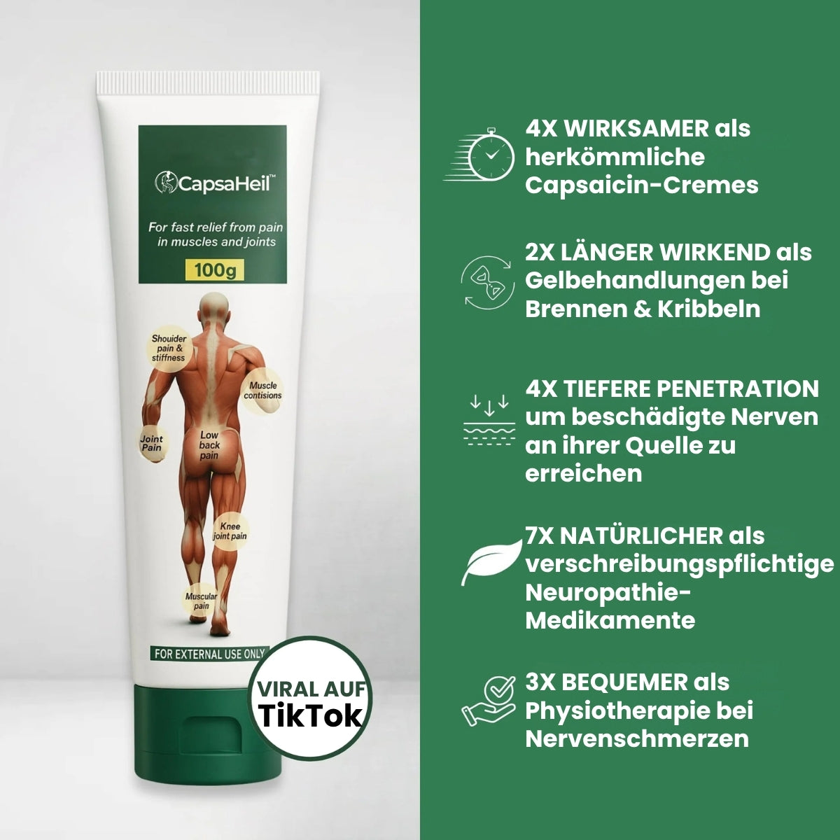 CapsaHeil™ | Neuropathie Linderungscreme
