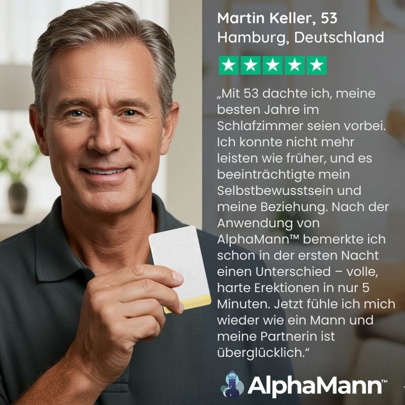 AlphaMann™ | Pflaster gegen Erektionsstörungen