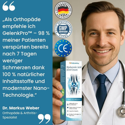 GelenkPro™ | Hyaluron-Creme gegen Gelenkschmerzen