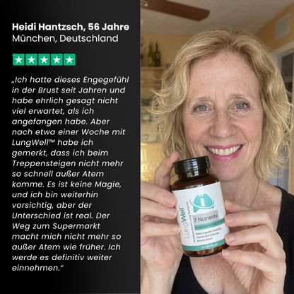 LungWell™ | Multifunktionale Nährstoffe für die Lunge