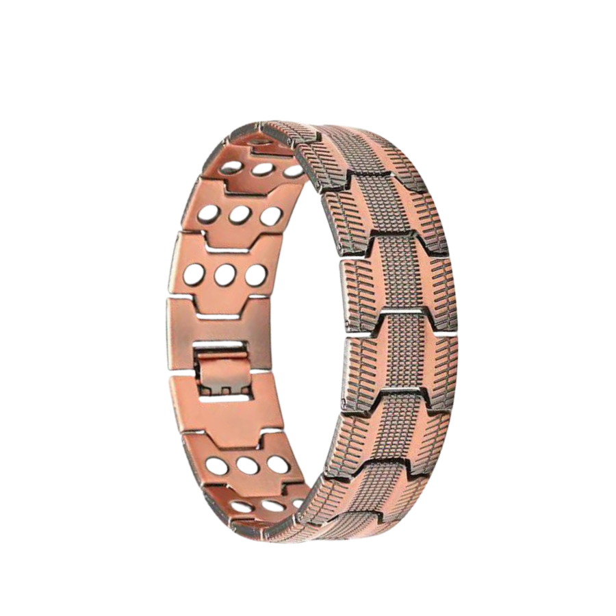MagnoElite™ | Elegantes magnetisches Kupferarmband für Männer