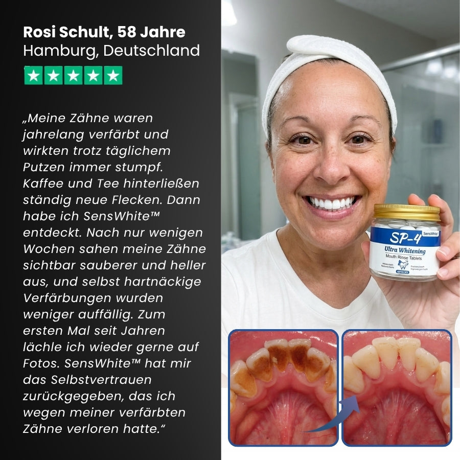 SensWhite™ | Ultra Whitening Mundspül-Tablette