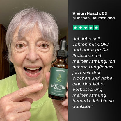 LungRenew™ | Königskerzen-Tropfen zur Unterstützung der Lunge