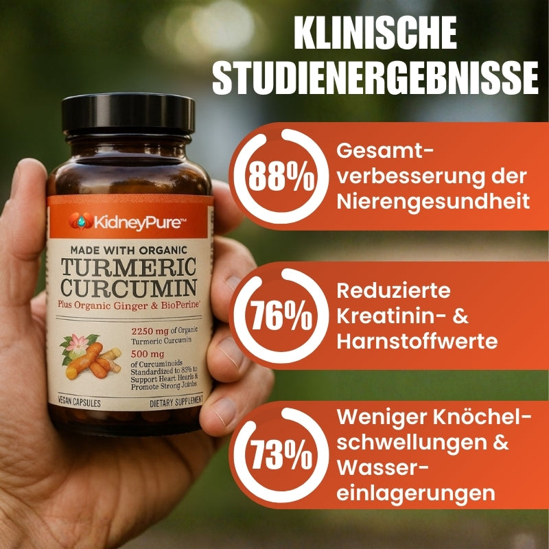 KidneyPure™ | Kurkuma + Ingwer + BioPerine® für die Nierengesundheit