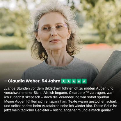 ClearLenz™ | Intelligente Brille für glasklare Sicht