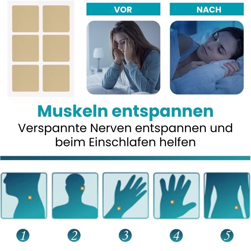 SleepWell™ | Melatonin- und Serotonin-Pflaster