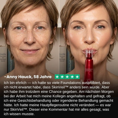 SkinVeil™ | Rote Human Ginseng nährende flüssige Foundation