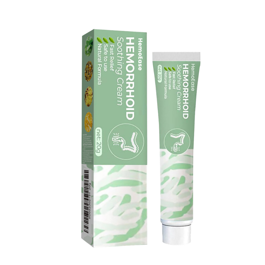 HemoEase™ Creme | Lindert 99 % der Hämorrhoidenschmerzen bereits bei der ersten Anwendung