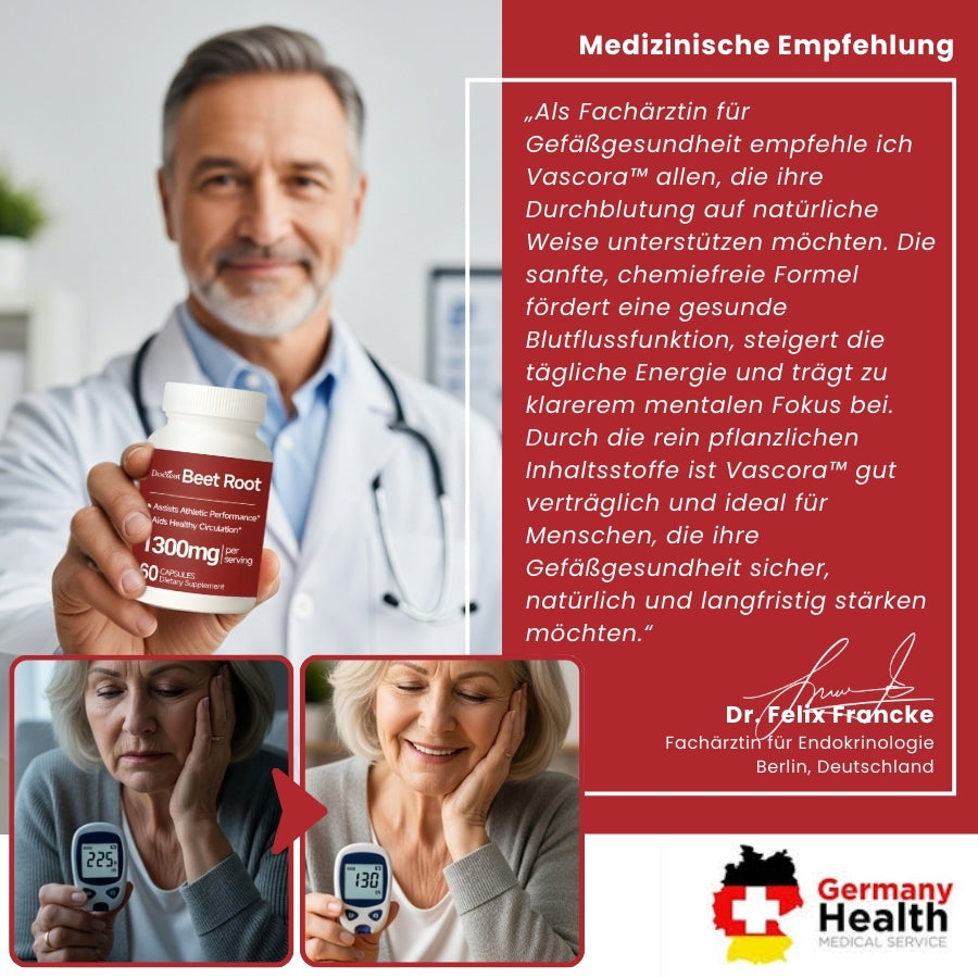Vascora™ | Nahrungsergänzung zur Unterstützung der Gefäßgesundheit