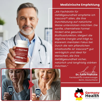 Vascora™ | Nahrungsergänzung zur Unterstützung der Gefäßgesundheit