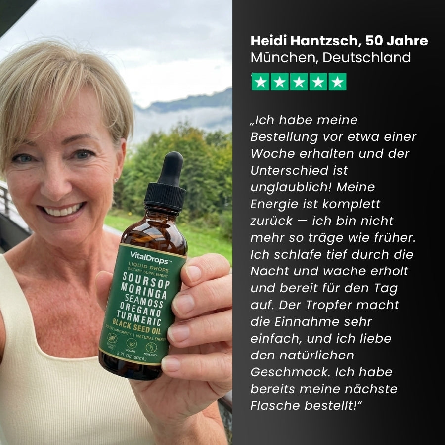 VitalDrops™ | 10-in-1 Bio-Soursop-Tropfenextrakt