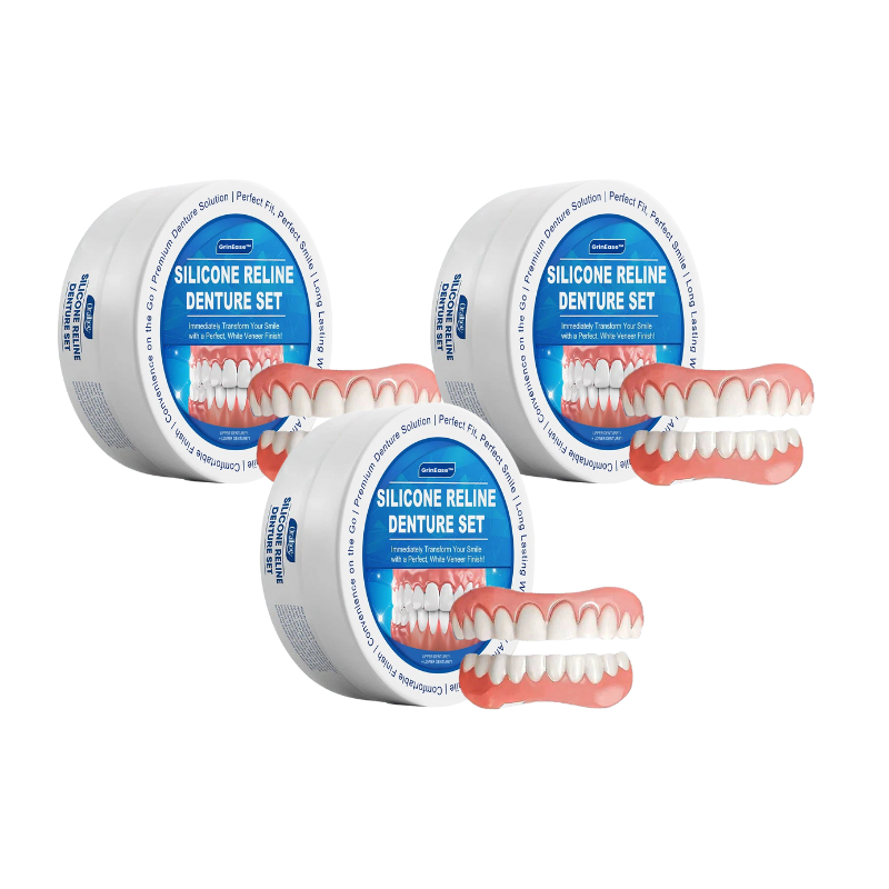 GrinEase™ | Silikon-Relining-Set für Zahnprothesen