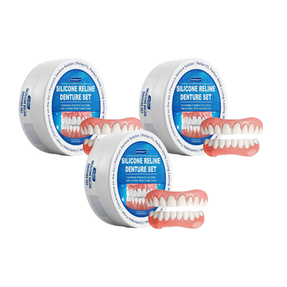 GrinEase™ | Silikon-Relining-Set für Zahnprothesen