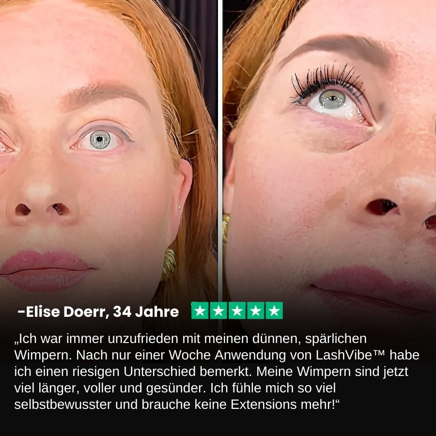 LashVibe™ | Erziele vollere, längere Wimpern in nur 7 Sekunden