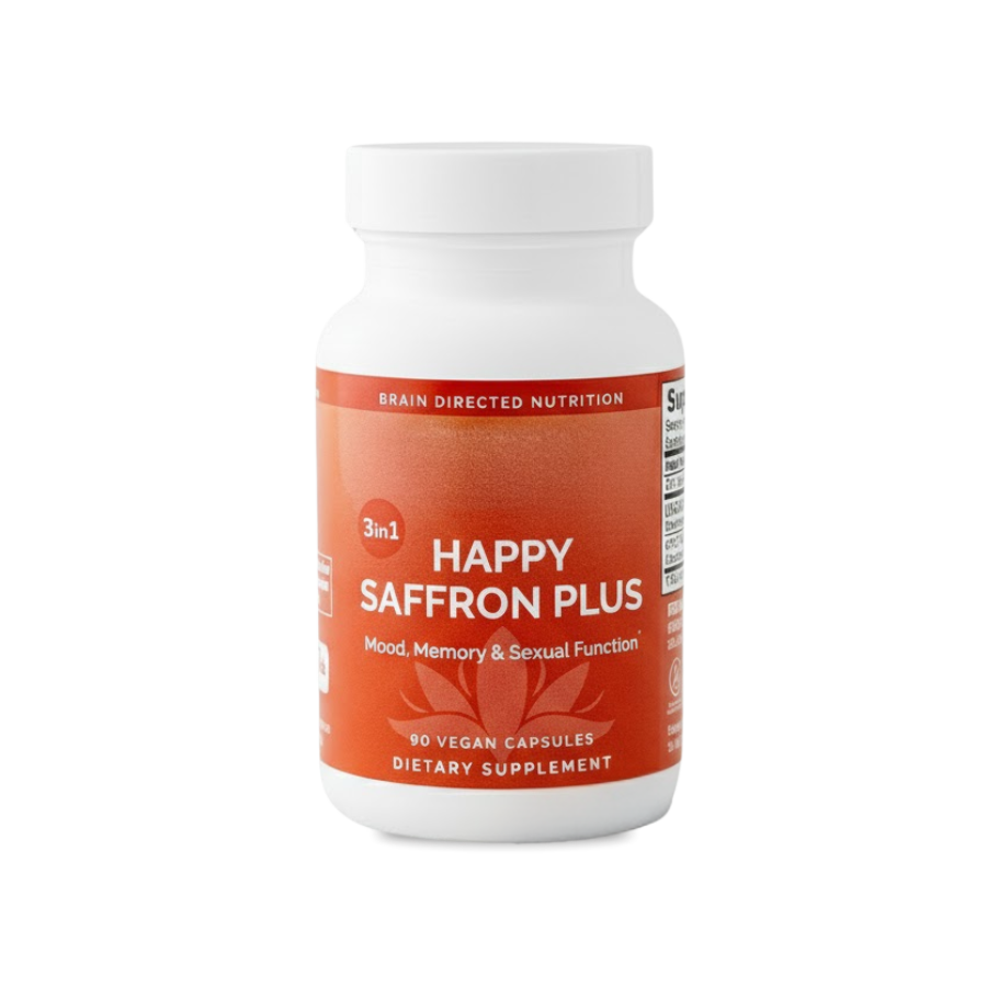 Happy Saffron Plus™ | 3-in-1 Stimmungs-Wiederherstellungs-Komplex