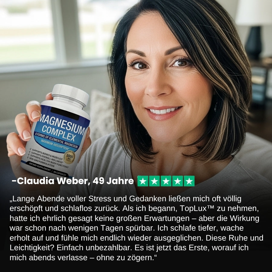 TopLux™ | Kräuterkapseln für tiefen Schlaf und natürliche Entspann