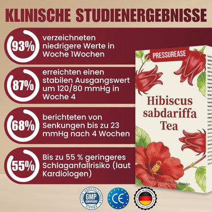 PressurEase™ | 100 % reiner Hibiskus – keine Füllstoffe