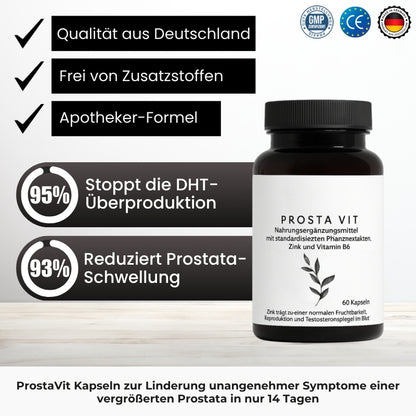 ProstaVit™ | 5 natürliche Wirkstoffe gegen Prostatabeschwerden
