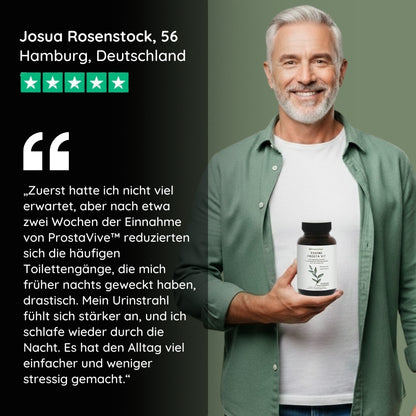 ProstaVive™ | Fortschrittliche Ergänzungsformel zur Prostataentlastung