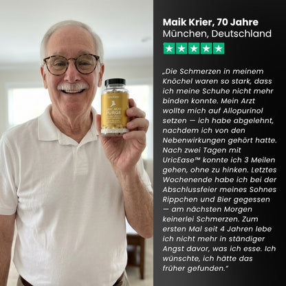 UricEase™ | Formel zum Schutz vor Harnsäure