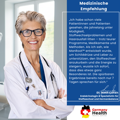 ManRoot™ | Nahrungsergänzung für Schilddrüse & Leber-Komplex