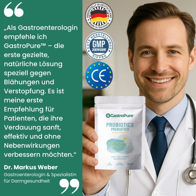 GastroPure™ | Kapseln für eine gesunde Darmfunktion