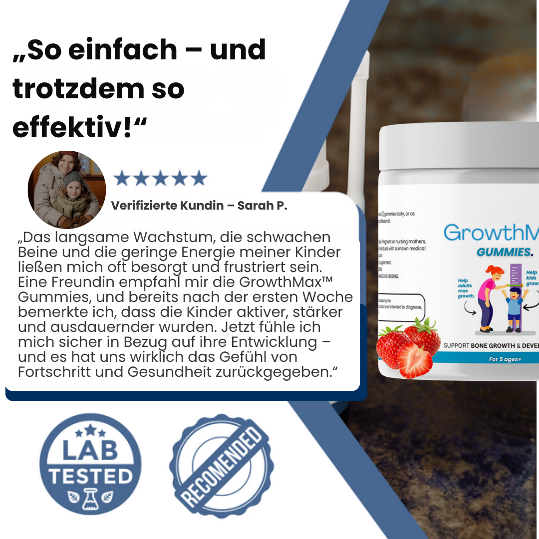 GrowthMax™ | Gummibärchen für Wachstum