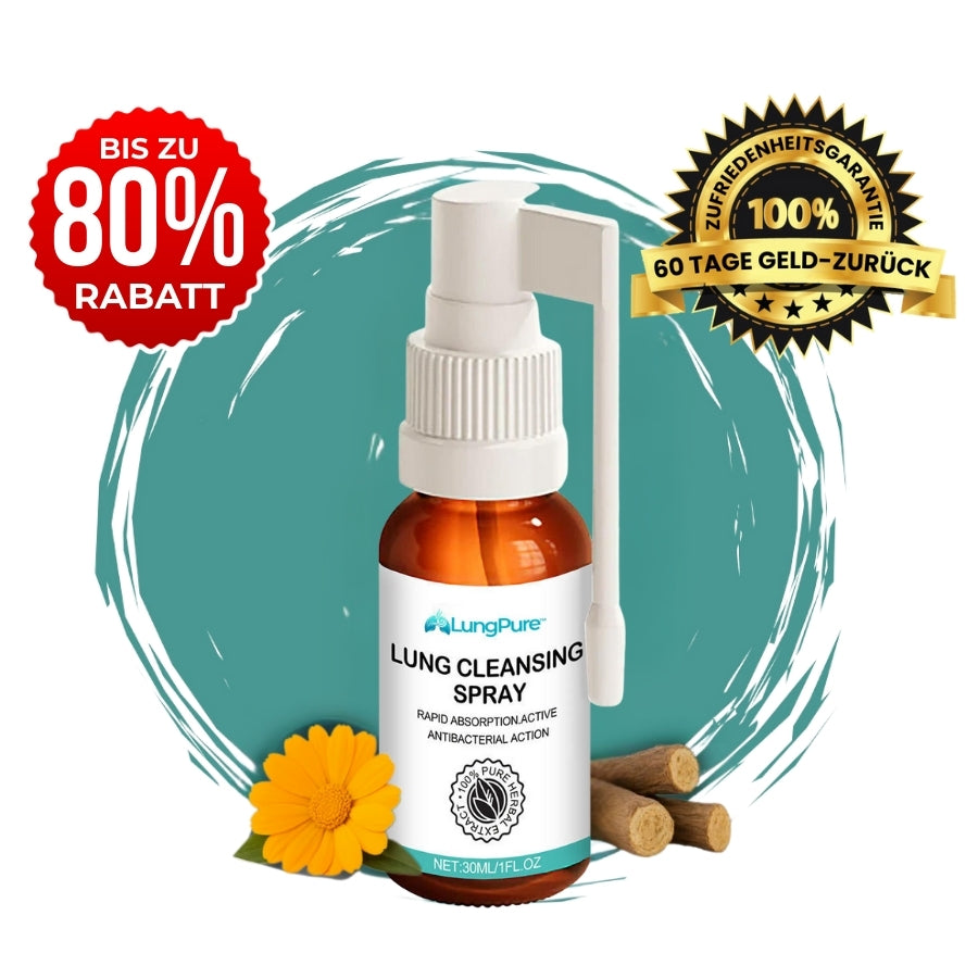 LungPure™ | Pflanzliches Spray gegen Schleim