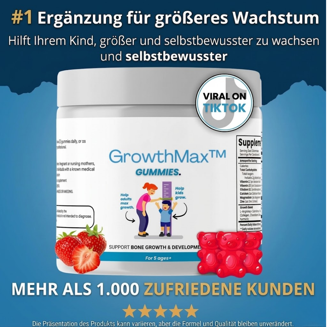 GrowthMax™ | Gummibärchen für Wachstum