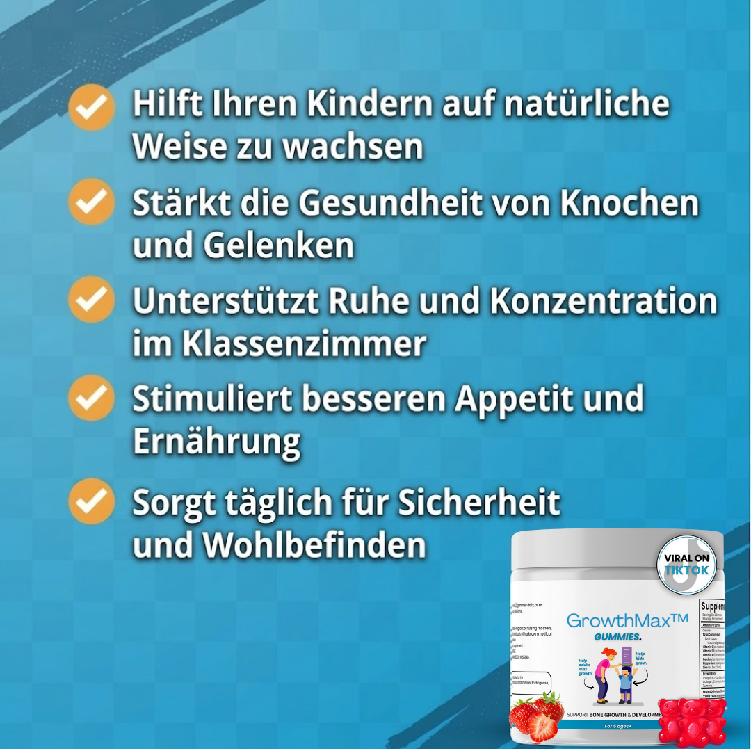 GrowthMax™ | Gummibärchen für Wachstum