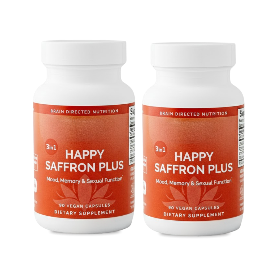Happy Saffron Plus™ | 3-in-1 Stimmungs-Wiederherstellungs-Komplex