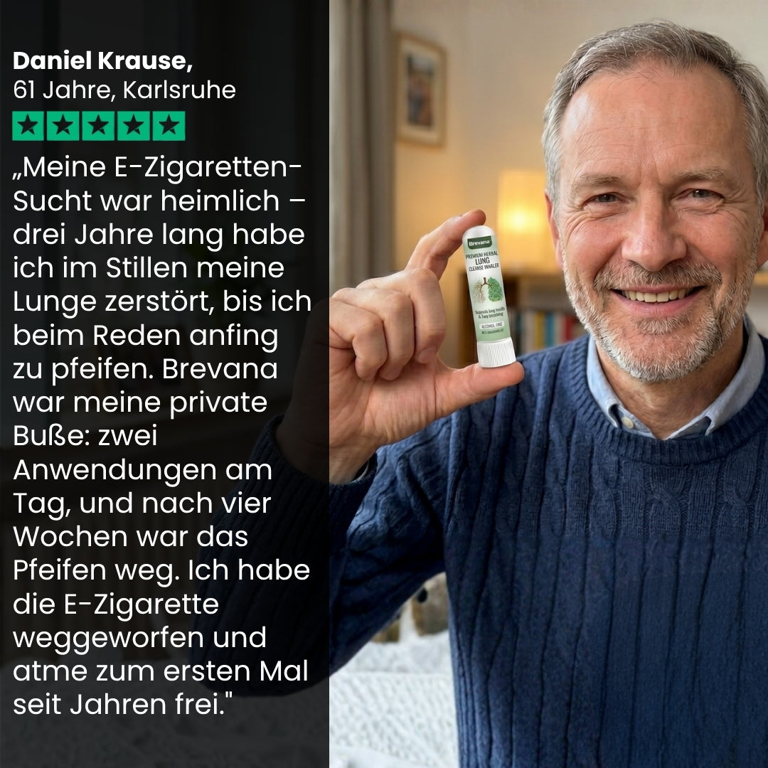 Brevana™ | Premium-Inhalator mit Heilpflanzen für die Lunge