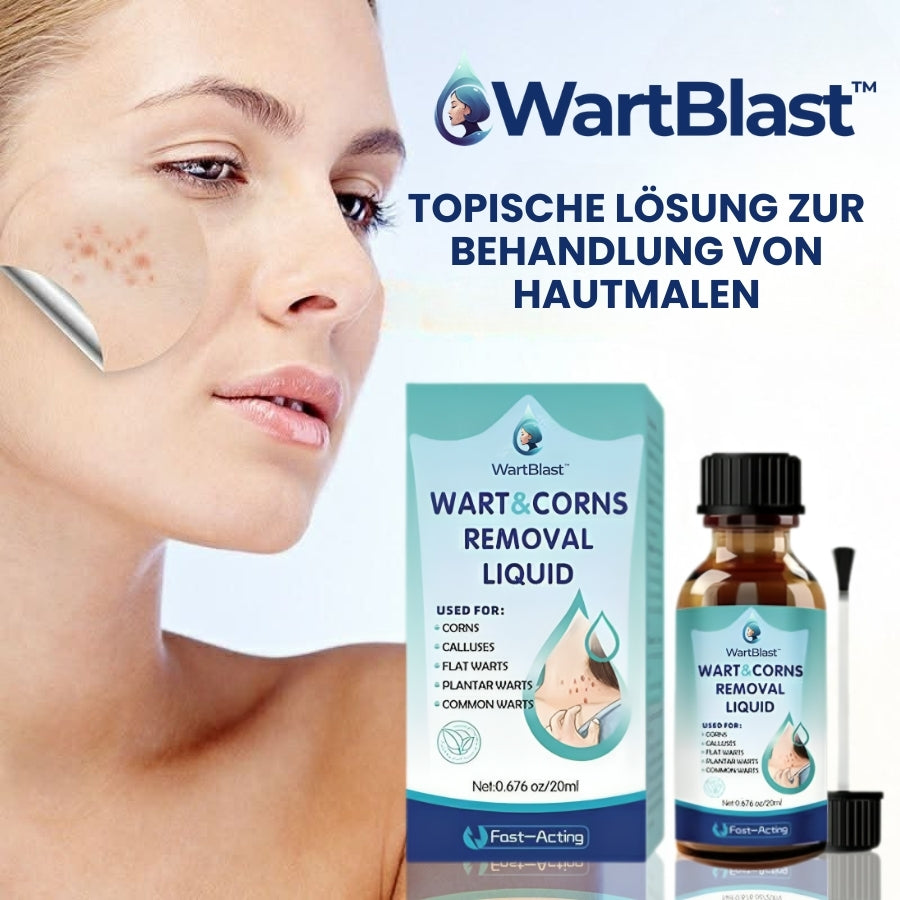 WartBlast™ | Warzen- und Hühneraugen-Entfernungsflüssigkeit