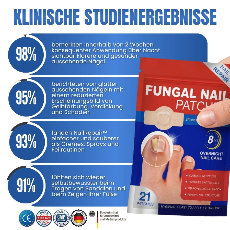 NailRepair™ | Antimykotisches Nagelpflaster