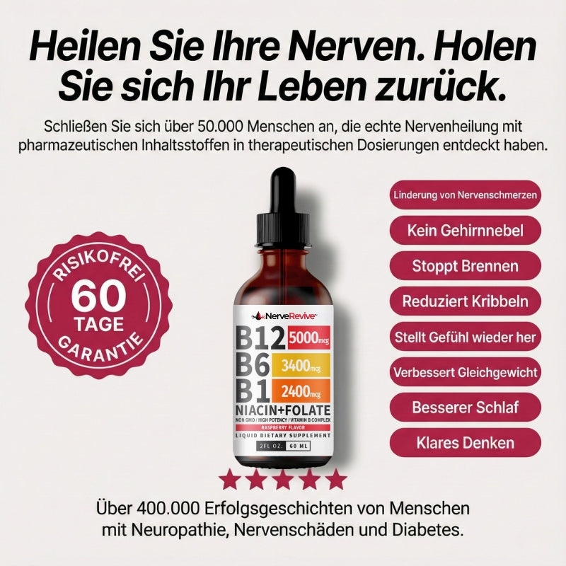 NerveRevive™ | B-Vitamin-Komplex gegen Neuropathie