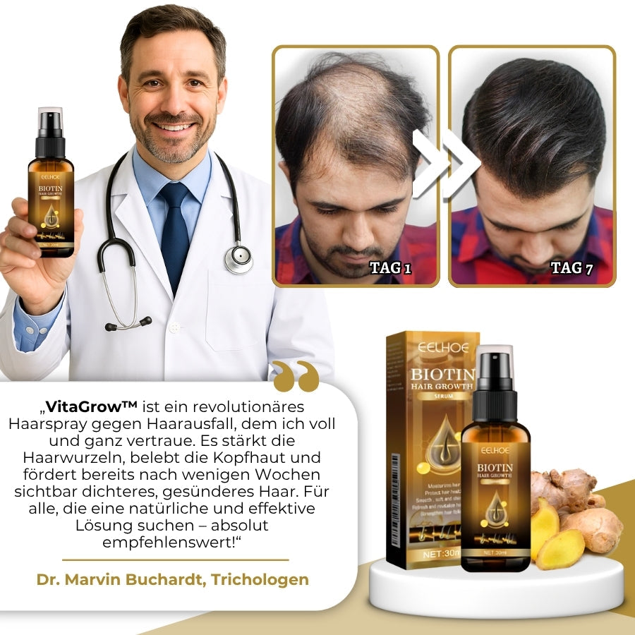 VitaGrow™  | Biotin Haarwuchs-Spray