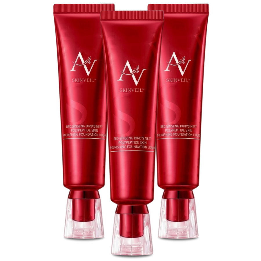SkinVeil™ | Rote Human Ginseng nährende flüssige Foundation